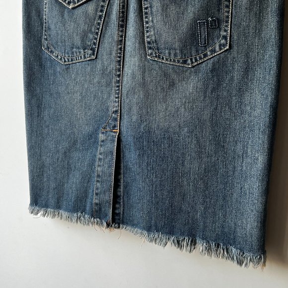 Vintage Rogan Gregory Denim Pencil Skirt - Picture 11 of 12